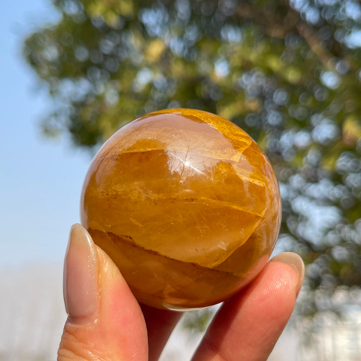 Natural Golden Healer Sphere