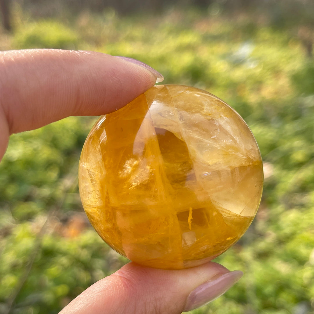 Natural Golden Healer Sphere