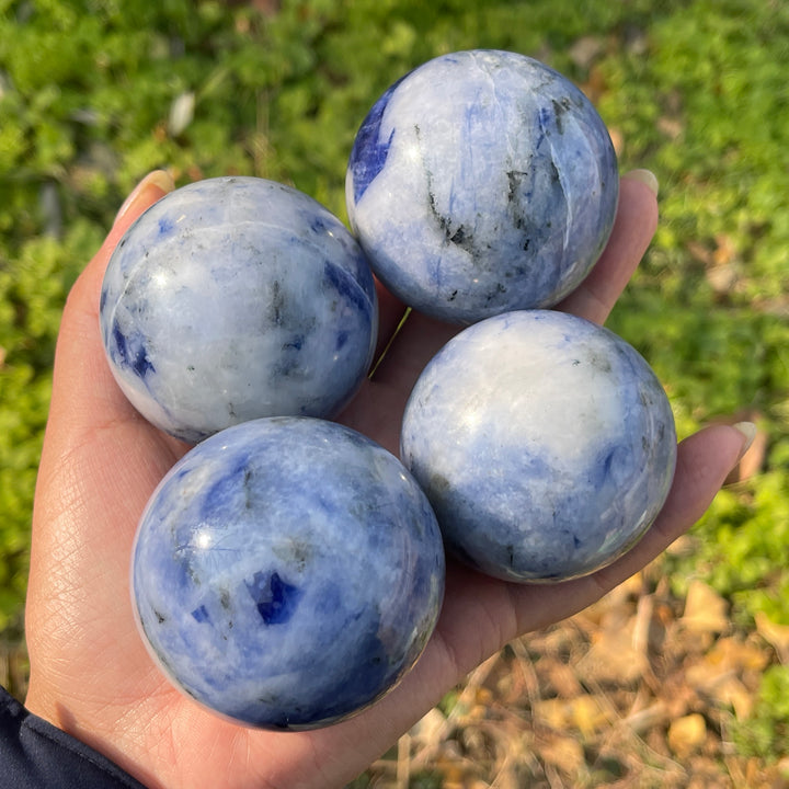 Natural Crystal Sodalite Sphere