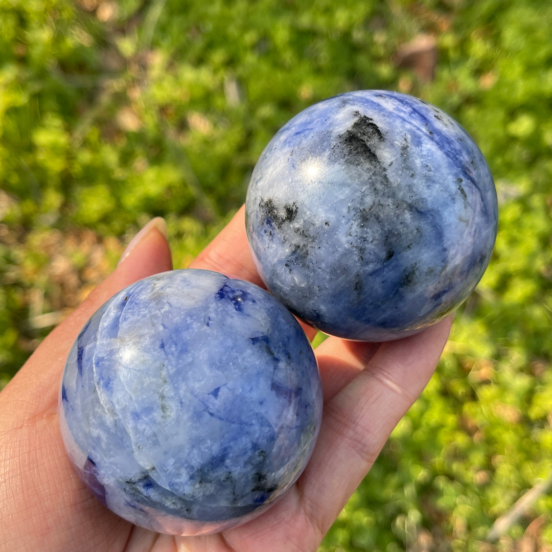 Natural Crystal Sodalite Sphere