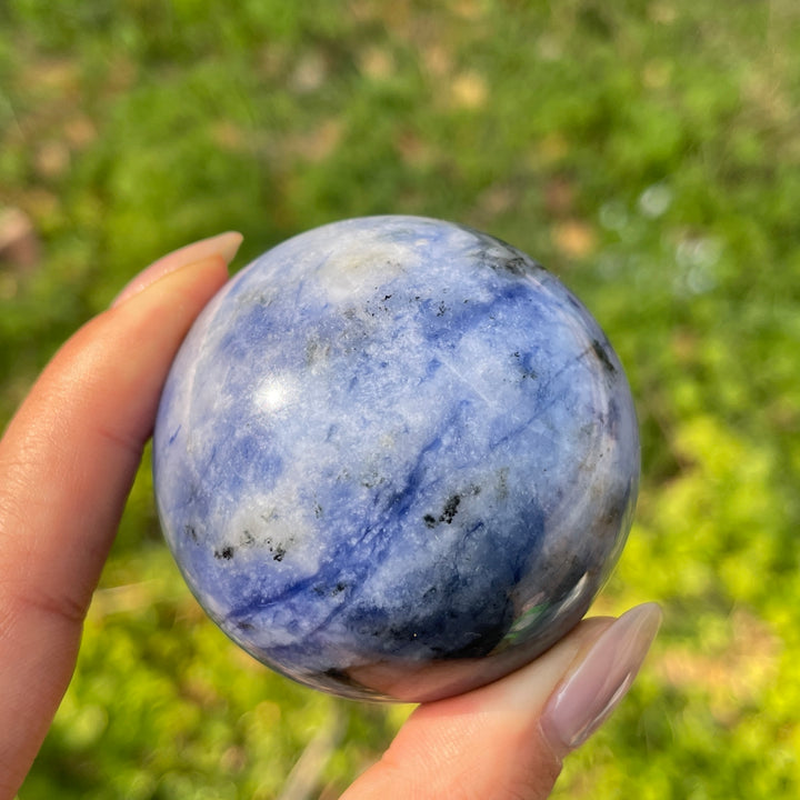 Natural Crystal Sodalite Sphere