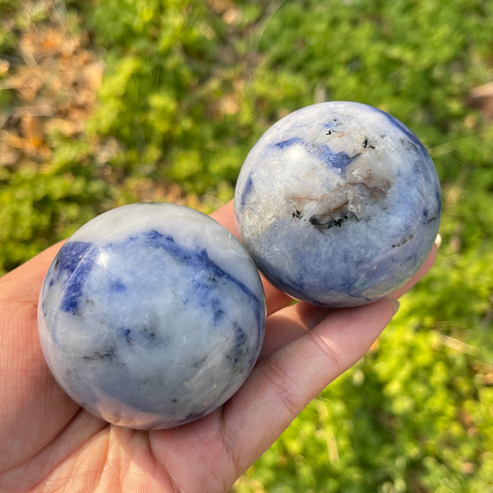 Natural Crystal Sodalite Sphere