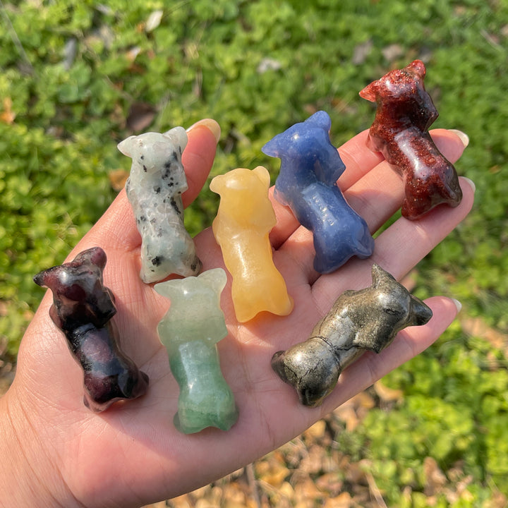 Natural Crystal Carving Dachshund