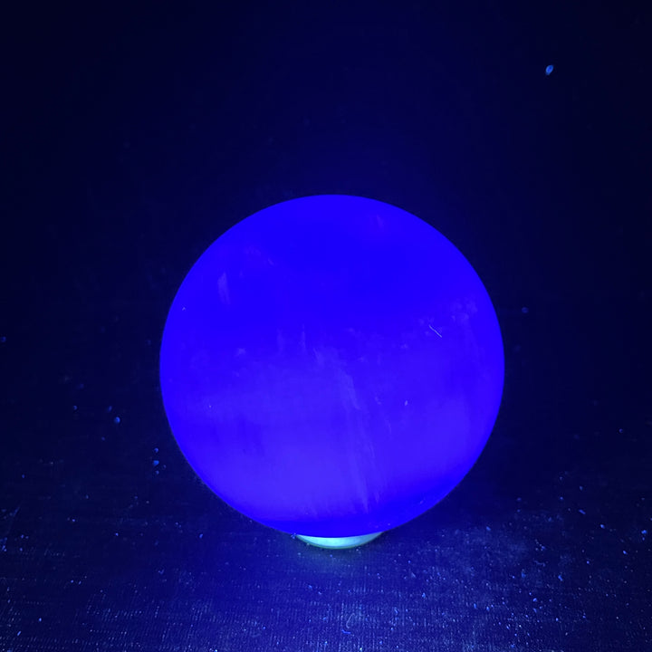 Natural Crystal White Fluorite Sphere