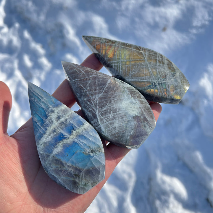 Natural Labradorite Teardrop