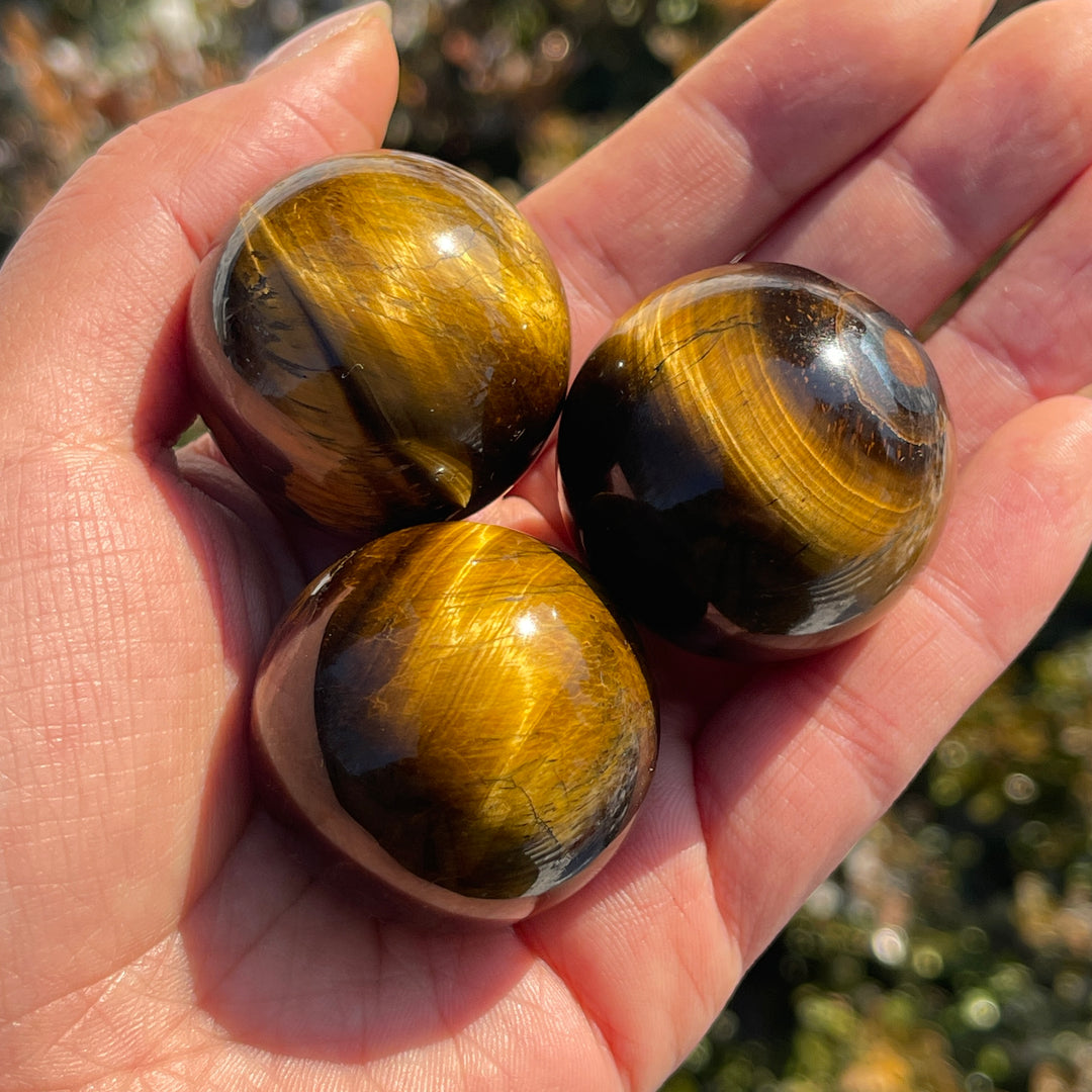 Natural Crystal Tiger Eye Sphere