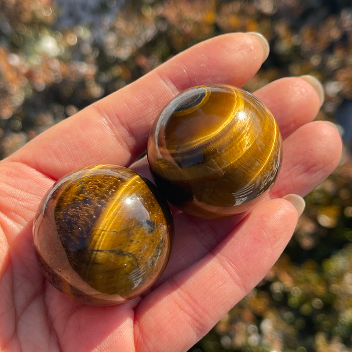 Natural Crystal Tiger Eye Sphere
