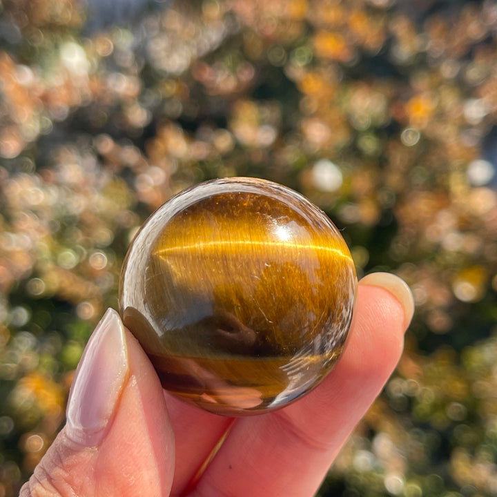 Natural Crystal Tiger Eye Sphere