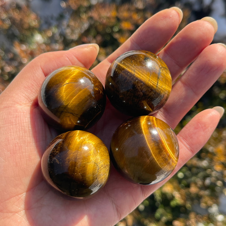 Natural Crystal Tiger Eye Sphere