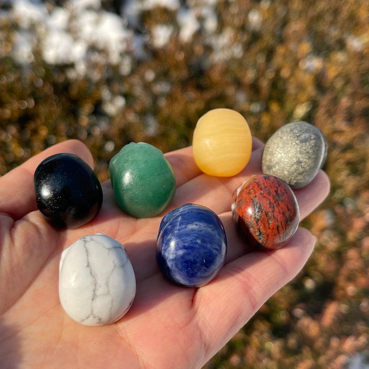 Natural Crystal Carving Mini Skull