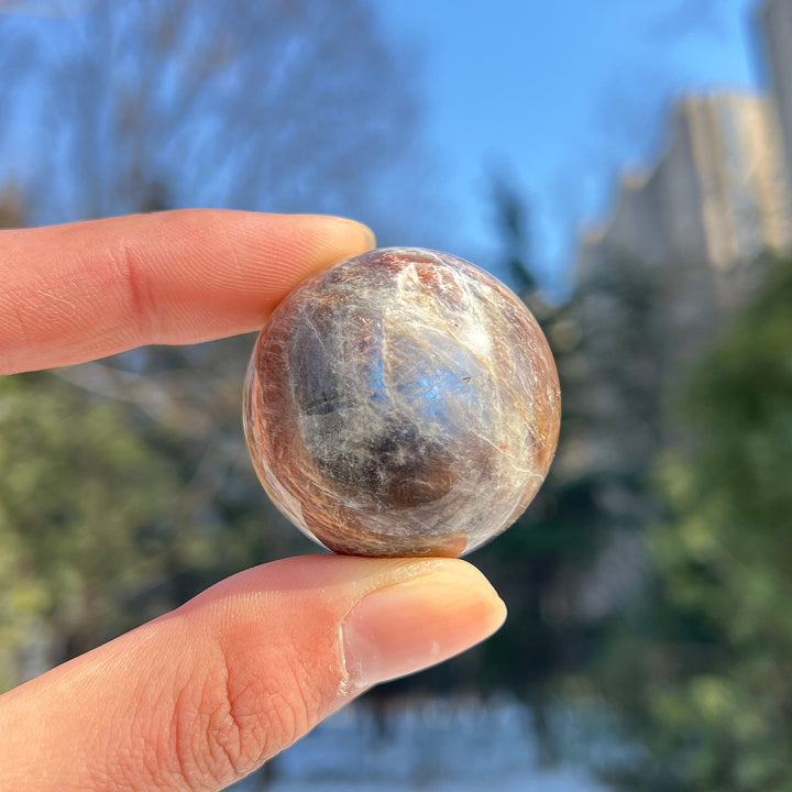 Natural Sunstone-Moonstone Sphere