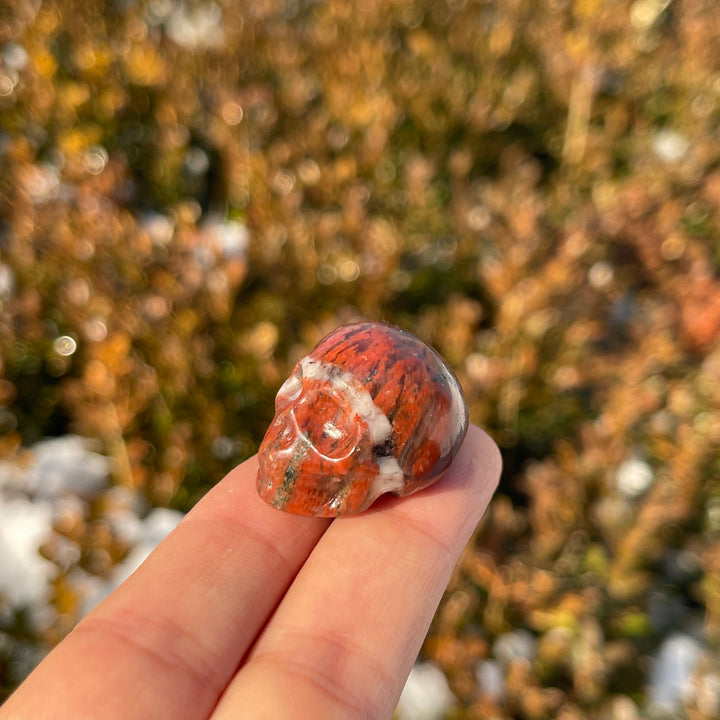 Natural Crystal Carving Mini Skull