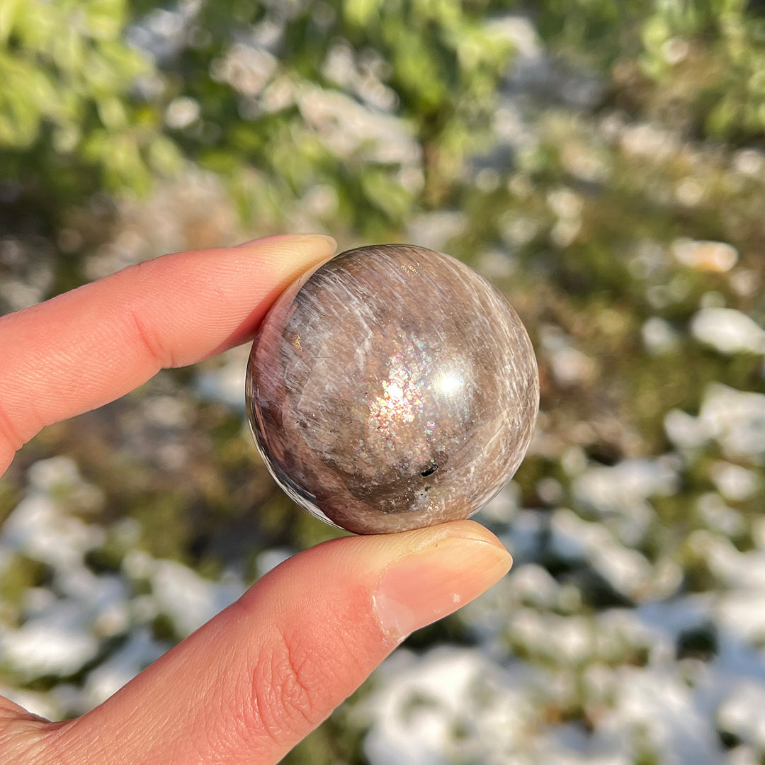 Natural Sunstone-Moonstone Sphere