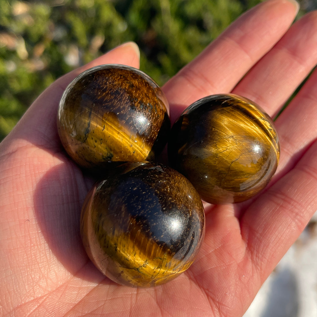 Natural Crystal Tiger Eye Sphere