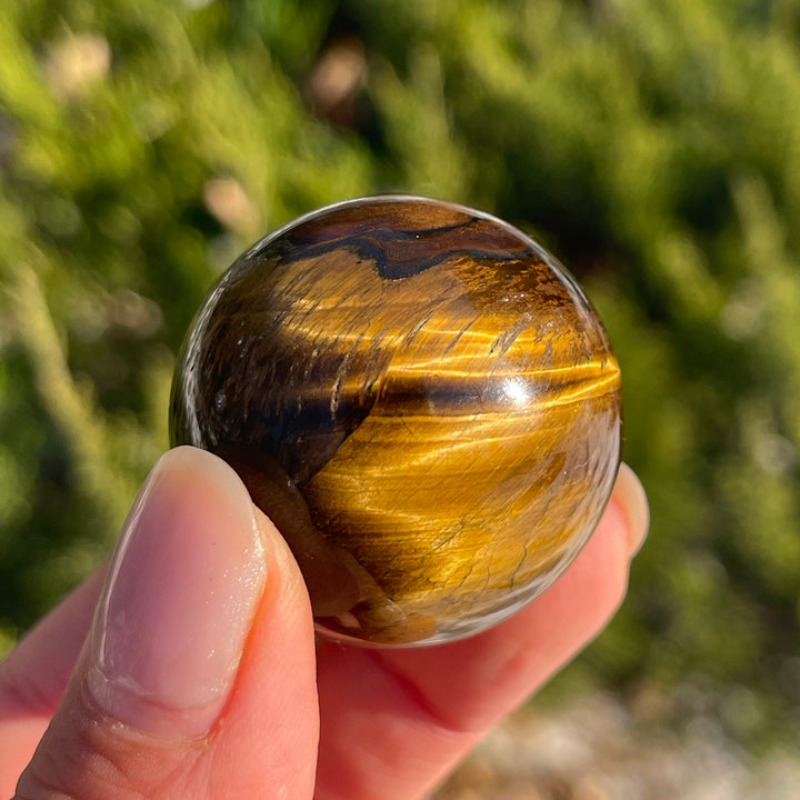 Natural Crystal Tiger Eye Sphere