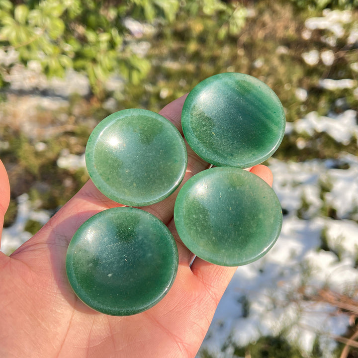 Natural Crystal Carving Green Aventurine Bowl
