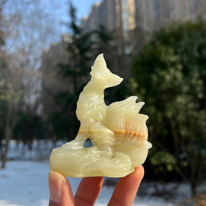 Soleil et Lune en Obsidienne Dorée/Argentée