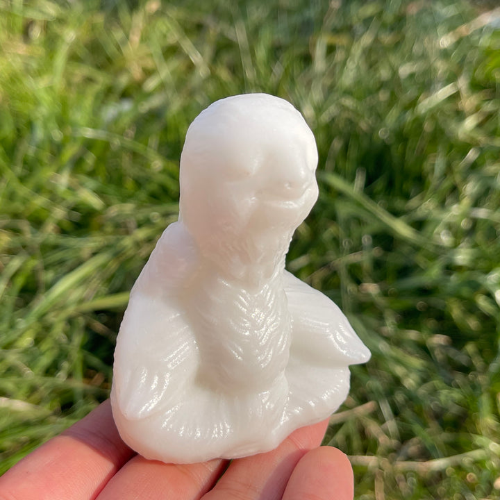 Natural Crystal Carving Meditating Sloth