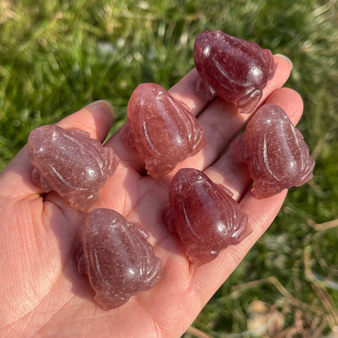 Crystal Carving Frog