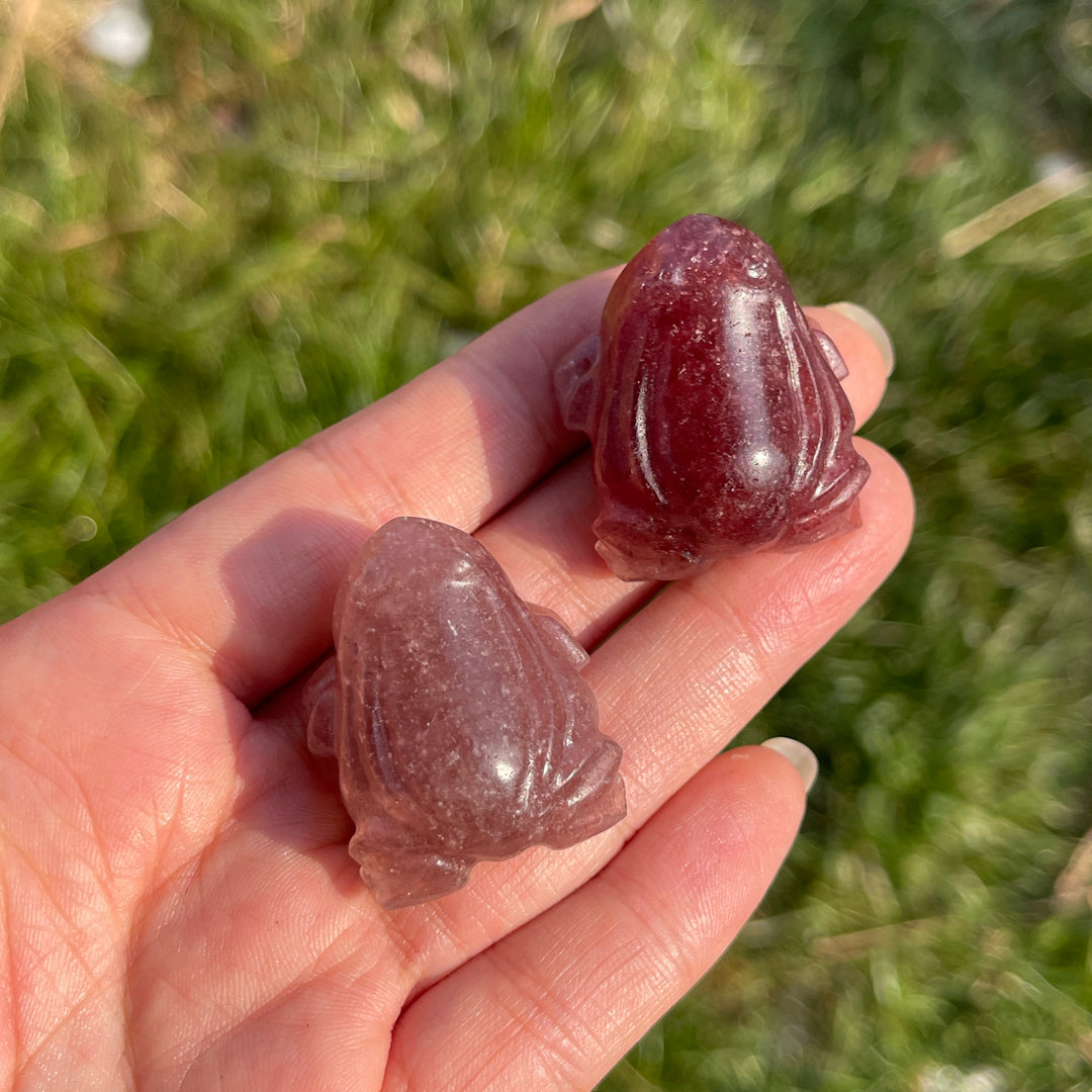 Crystal Carving Frog