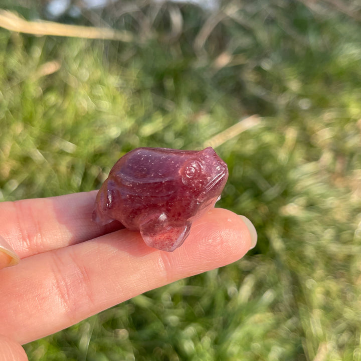 Crystal Carving Frog