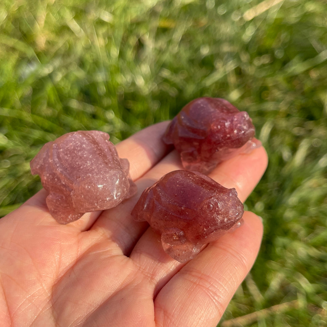 Crystal Carving Frog