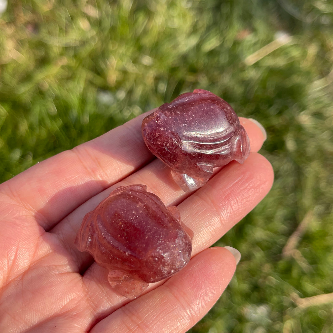 Crystal Carving Frog