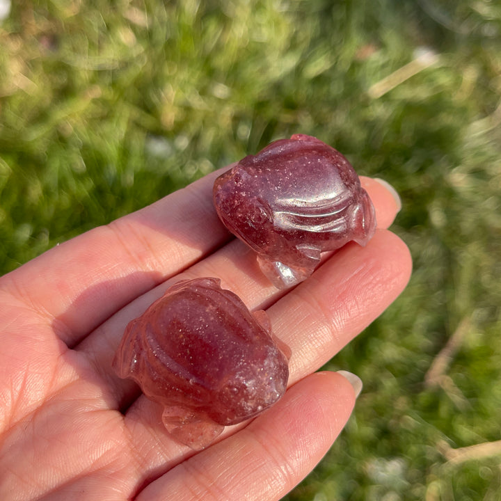 Crystal Carving Frog