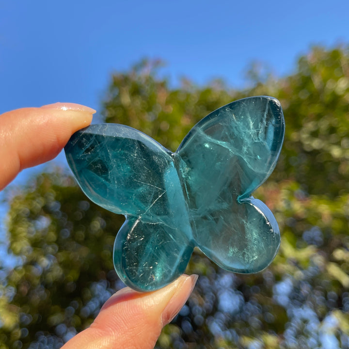 Natural Crystal Carving 3D Butterfly
