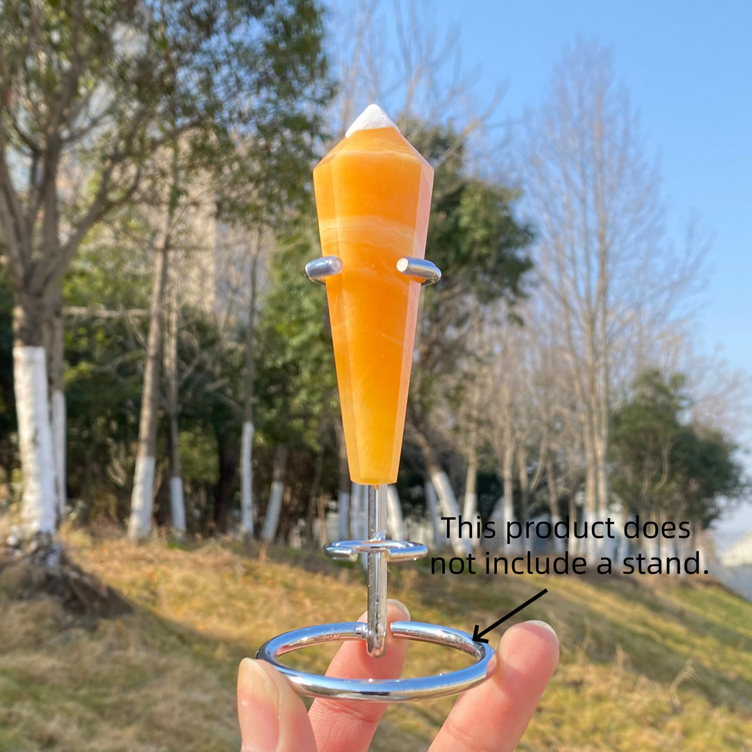 Natural Crystal Yellow Calcite Wand