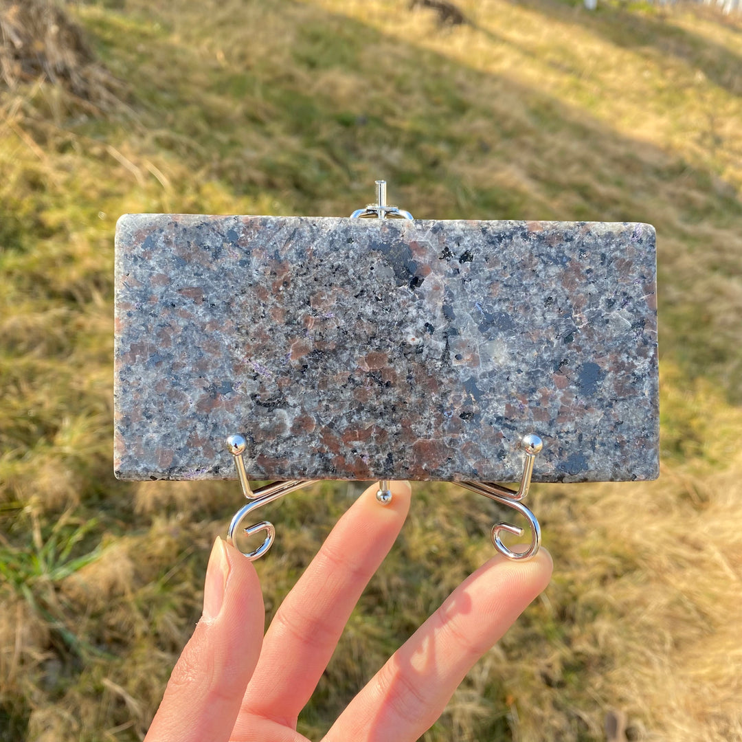 Natural Crystal Yooperlite Slice