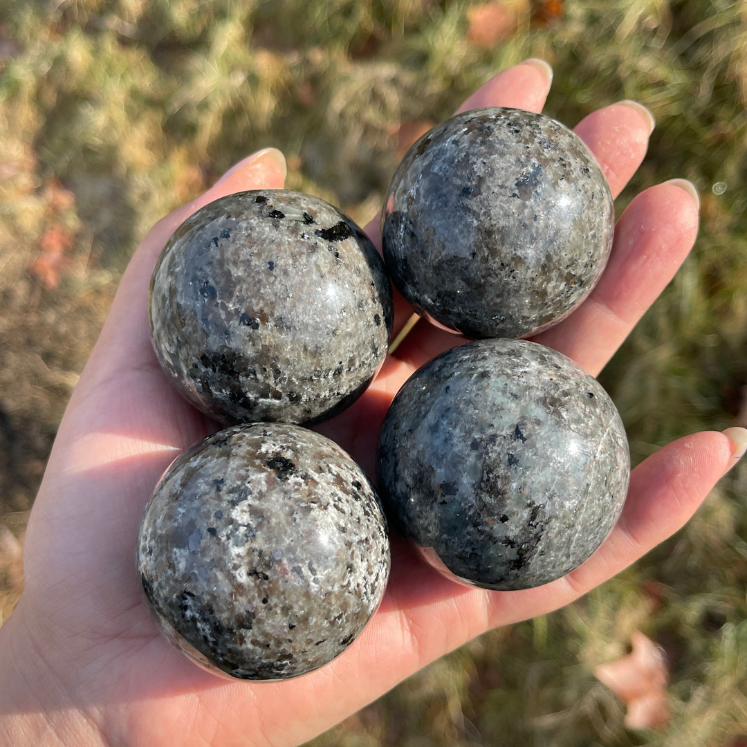 Natural Crystal Yooperlite Sphere