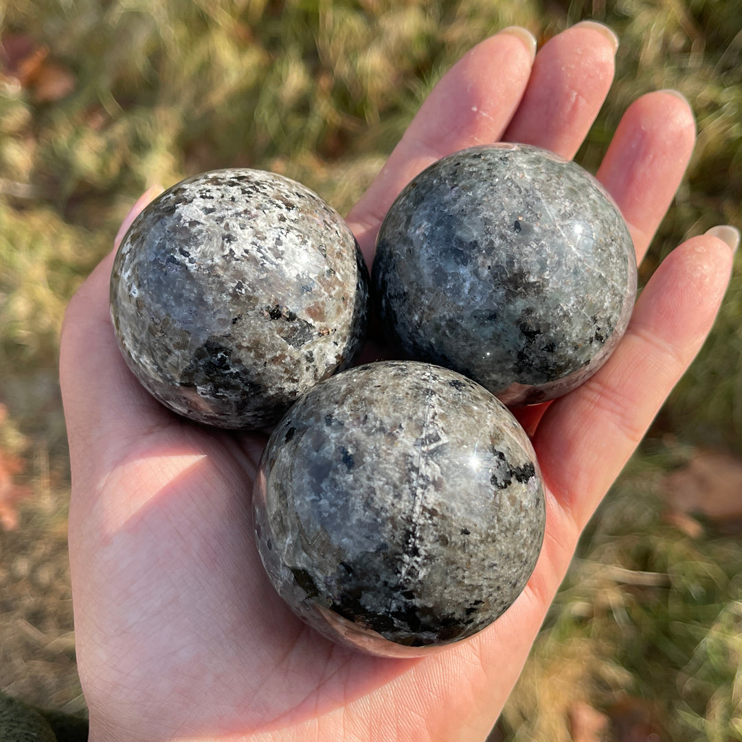 Natural Crystal Yooperlite Sphere
