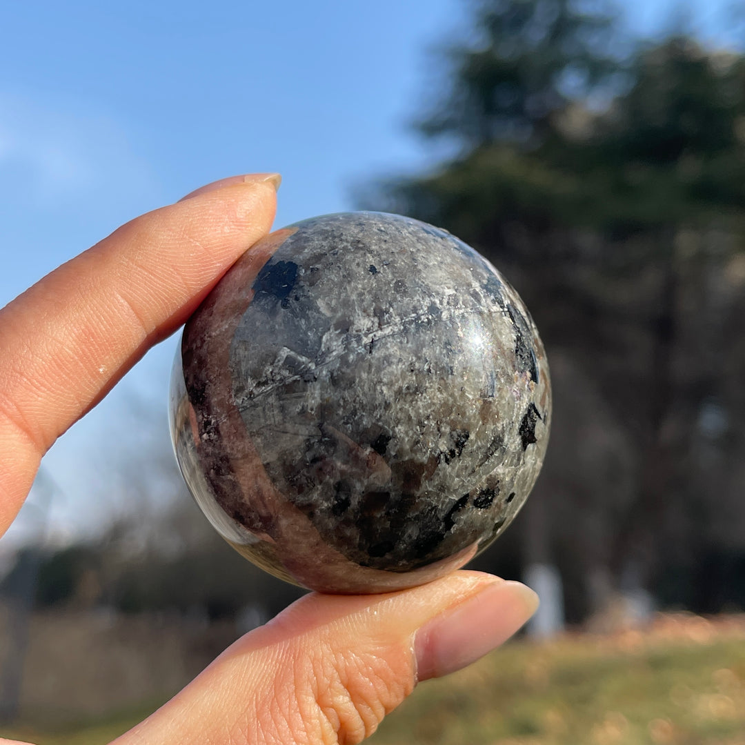 Natural Crystal Yooperlite Sphere