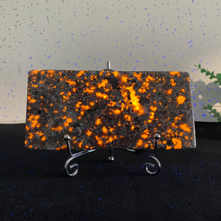 Natural Crystal Yooperlite Slice