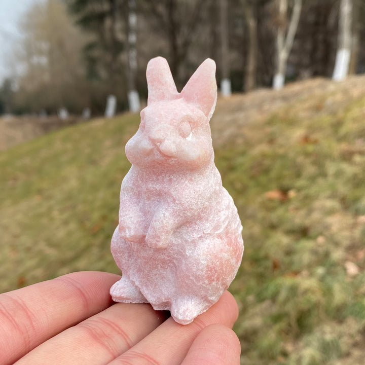 Natural Crystal Carving Cute Rabbit