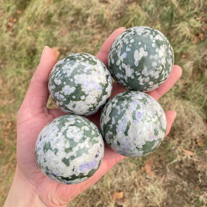 Natural Crystal Light-color Atlantisite Sphere