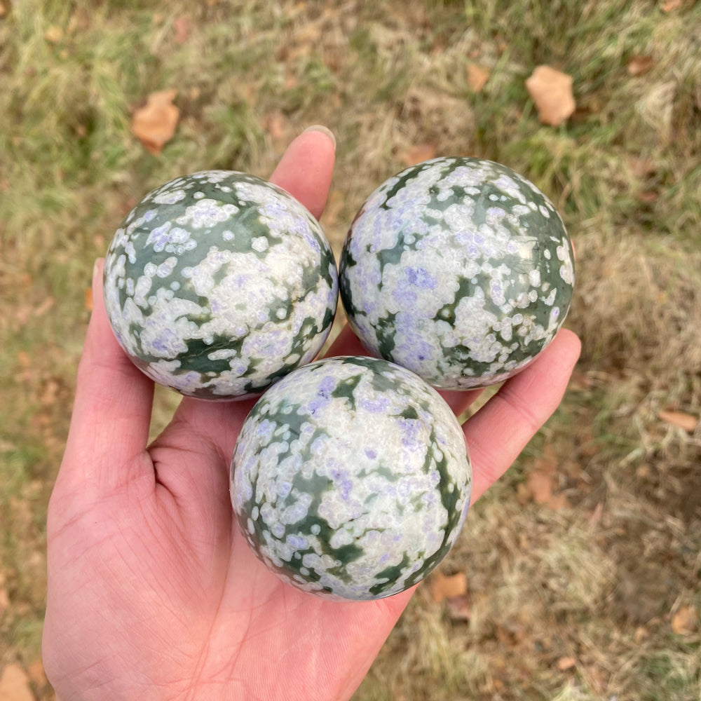 Natural Crystal Light-color Atlantisite Sphere