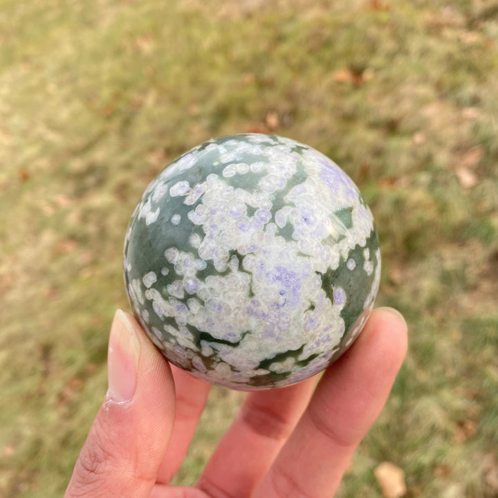 Natural Crystal Light-color Atlantisite Sphere