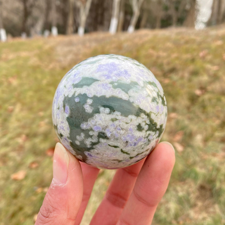 Natural Crystal Light-color Atlantisite Sphere