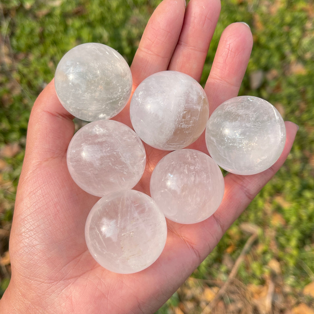 Natural Crystal Optical Calcite Sphere