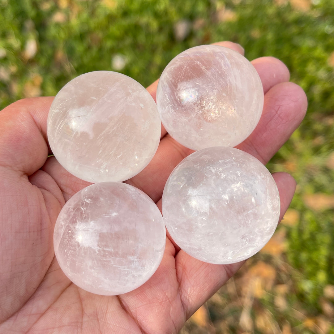 Natural Crystal Optical Calcite Sphere