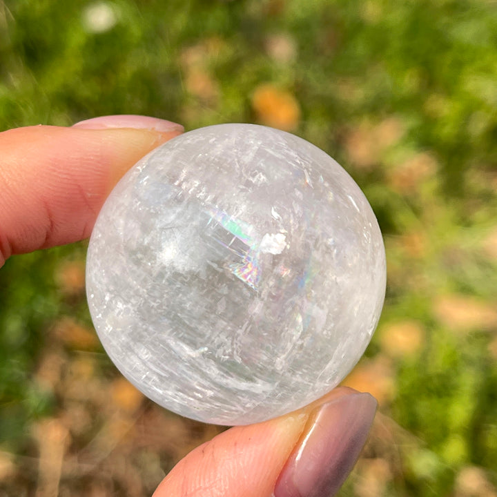 Natural Crystal Optical Calcite Sphere