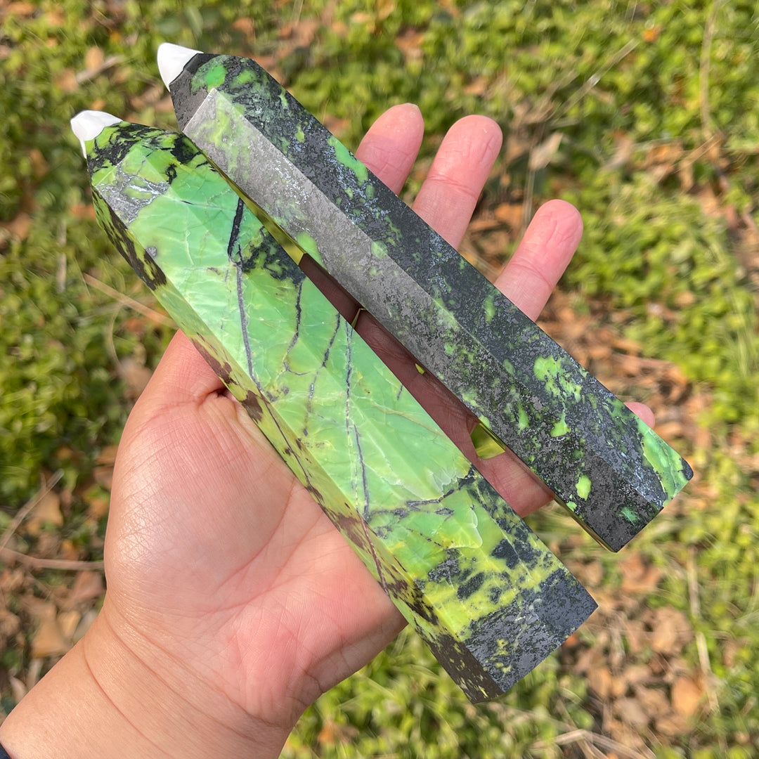 Natural Crystal Large Serpentine Point