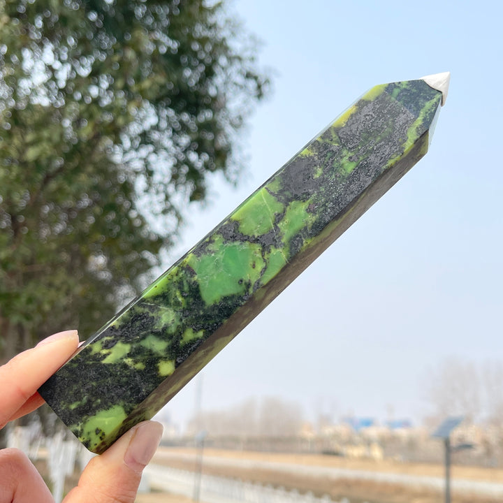Natural Crystal Large Serpentine Point