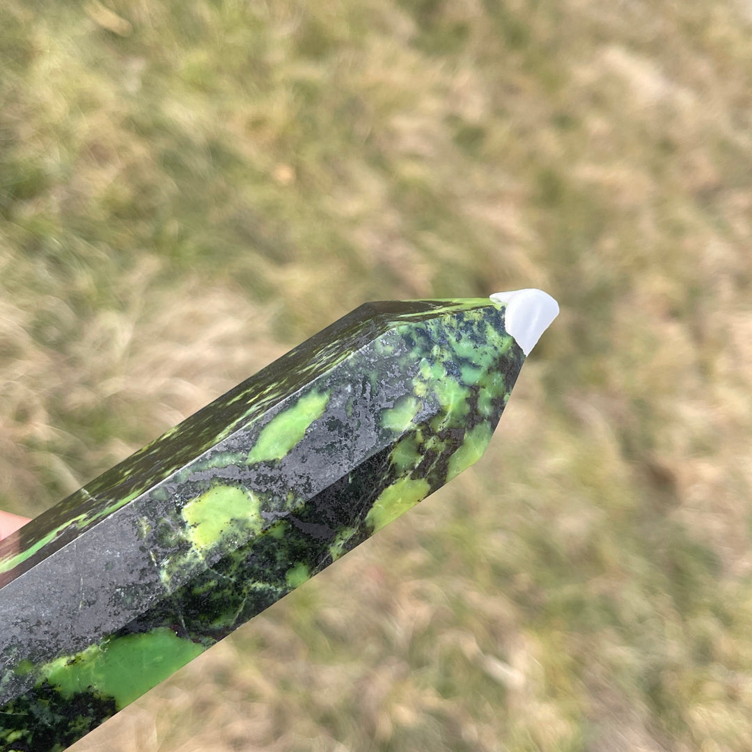 Natural Crystal Large Serpentine Point