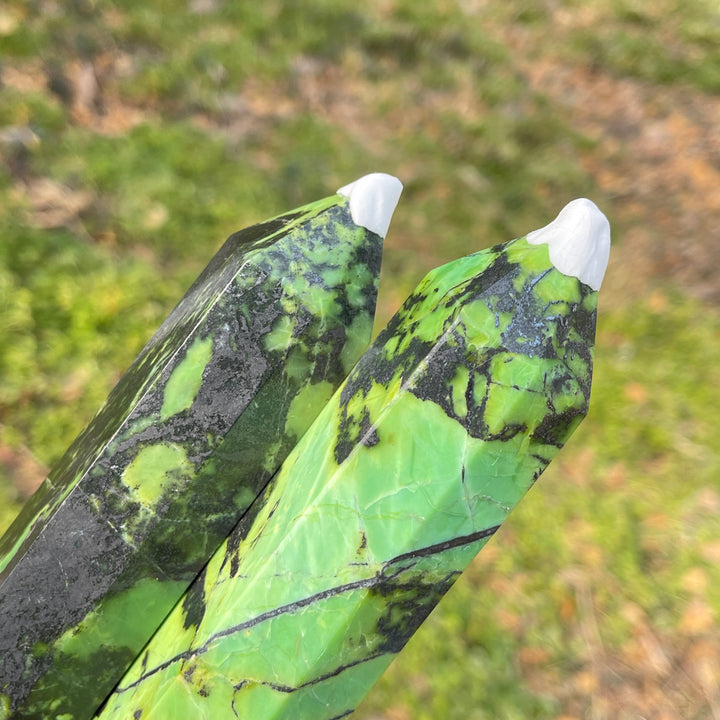 Natural Crystal Large Serpentine Point