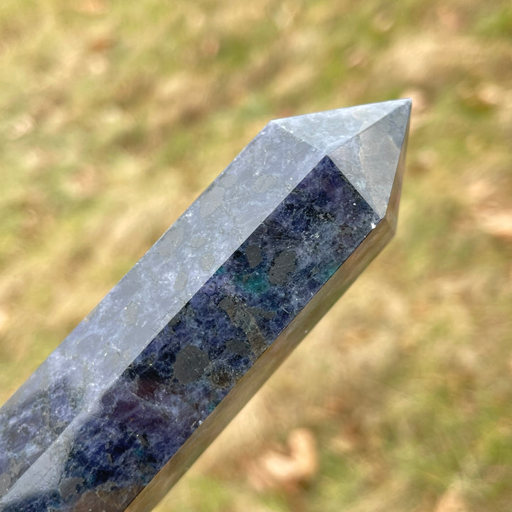 Natural Crystal Bi-Color Iolite Point