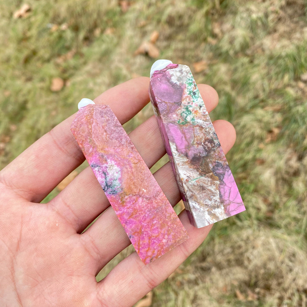 Natural Cobalt Calcite Point