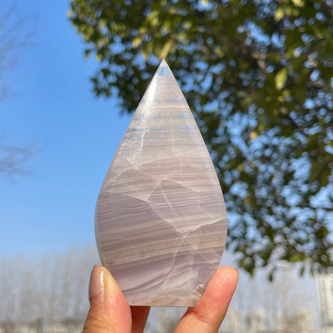 Natural Crystal Fluorite Teardrop